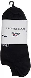 Skarpetki damskie - Reebok Skarpety unisex Cl Fo Invisible Sock 3p czarny czarny XS GG6679 - grafika 1