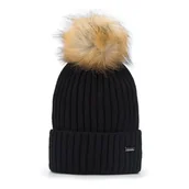 Czapki damskie - Czapka damska z pomponem ombre - miniaturka - grafika 1