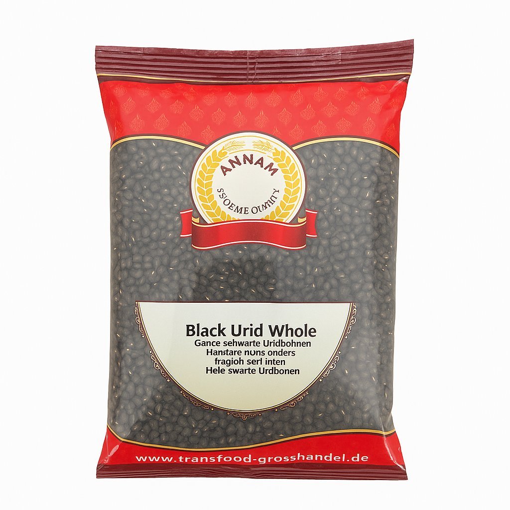 Fasola urad czarna Annam Black Urid Whole 500 g - do dal makhani