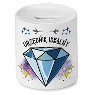 Skarbonki - Dla Urzędnika Skarbonka na Urodziny Na Prezent z Nadrukiem ze Zdjęciem + Opakowanie na prezent (wzór 01) - miniaturka - grafika 1