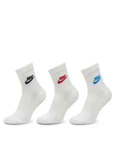 Nike Zestaw 3 par wysokich skarpet damskich DX5025 Biały - Skarpetki damskie - miniaturka - grafika 1