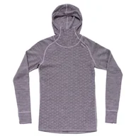Koszulki sportowe damskie - Damska koszulka Devold Kvitegga Merino 230 Hoodie Wmn Rozmiar: L / Kolor: niebieski - miniaturka - grafika 1
