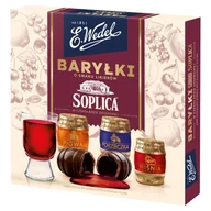 Inne słodycze - E. Wedel Baryłki o smaku likierów Soplica w czekoladzie deserowej 200 g - miniaturka - grafika 1