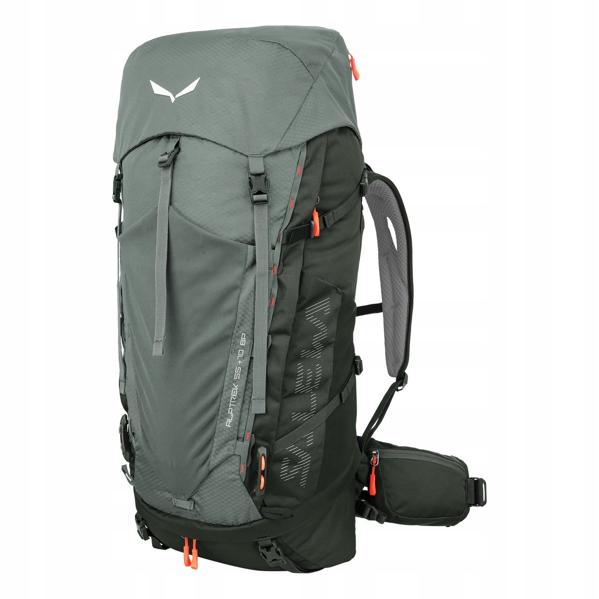 Plecak Salewa Alptrek 55 +10 Bp Kolor: szary/zielony