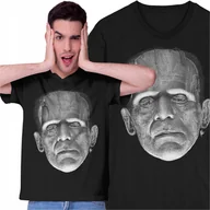 Koszulki męskie - Koszulka Frankenstein Potwór Gothic Horror Nauka Etyka Eksperyment - miniaturka - grafika 1