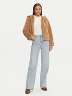 Kurtki damskie - Guess Kurtka przejściowa W3BL50 WFSD0 Beżowy Regular Fit - miniaturka - grafika 1