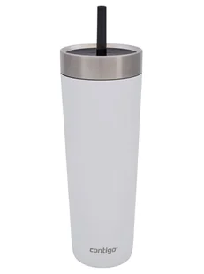 Kubek termiczny ze słomką Luxe Tumbler 720ml - Salt - Kubki termiczne - miniaturka - grafika 1