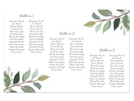 Wesele i ślub - Plany stołów weselnych - 90x60 cm - 1 szt. - miniaturka - grafika 1