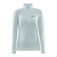 Bluzy sportowe damskie - Damska Bluza CRAFT CORE GAIN MIDLAYER W 1909497-326000 – Zielony - miniaturka - grafika 1