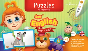Ting. Leo English. Puzzles. My first words - Książki edukacyjne - miniaturka - grafika 1
