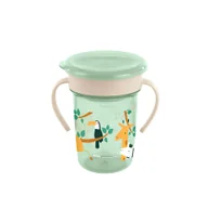 Kubki dla dzieci - Kubek z silikonowym ustnikiem - Dżungla - 260ml - miniaturka - grafika 1