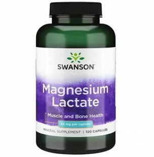 Magnesium Lactate 84 mg (120 kaps.) - Witaminy i minerały - miniaturka - grafika 1