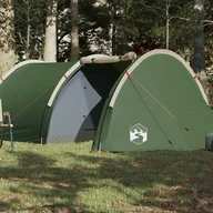 Namioty i tipi dla dzieci - The Living Store Namiot turystyczny - 4-os. - tunelowy - zielony - wodoszczelny - Namiot Turystyczny - miniaturka - grafika 1