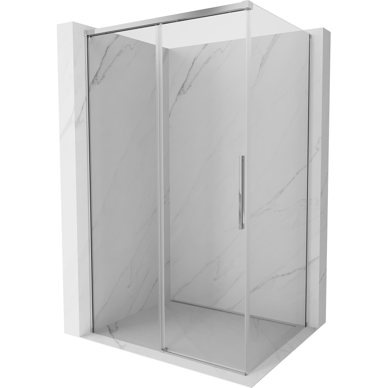 Mexen Rox kabina prysznicowa rozsuwana 105 x 80 cm, transparent, chrom - 8C2-105-080-01-00