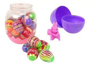 Jajo Dekoracja Wielkanoc Pisanki Niespodzianka Figurki Fidget Toys 18 Sztuk - Prace ręczne dla dzieci - miniaturka - grafika 2
