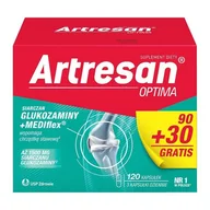 Ochrona stawów - Artresan Optima x90 kapsułek + 30 kapsułek GRATIS - miniaturka - grafika 1