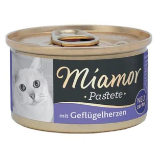 Miamor Katzenzarte Fleischpastete pasztet mięsny smak serca drobiowe 85g - Mokra karma dla kotów - miniaturka - grafika 3