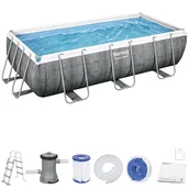 Baseny ogrodowe - Basen ogrodowy, stelażowy, Inna marka, zestaw 10w1, 404x201x100 cm - miniaturka - grafika 1