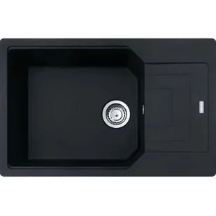 Franke Urban UBG 611-78 XL GSC Zlewozmywak granitowy jednokomorowy 78x50 cm czarny mat 114.0687.282 - Zlewozmywaki - miniaturka - grafika 1