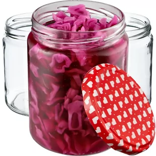 Słoiki Maki 540ml 48 szt. 82mm + wieczka "Serca" - Pojemniki kuchenne - miniaturka - grafika 1