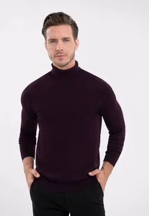 Sweter z golfem S-MAX - Volcano - Swetry męskie - miniaturka - grafika 1