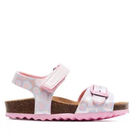 Buty dla dziewczynek - Sandały Geox B Sandal Chalki Girl B922RA 000NF C8868 M Różowy - miniaturka - grafika 1