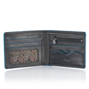 Elegancki cienki portfel męski Visconti ALP-85 RFID - czarny - Portfele - miniaturka - grafika 1