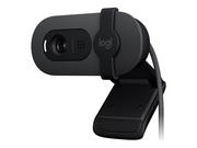 Kamery internetowe - LOGITECH WEBCAM - Brio 105 Full HD 1080p Webcam - GRAPHITE - USB - N/A - EMEA28-935 - miniaturka - grafika 1