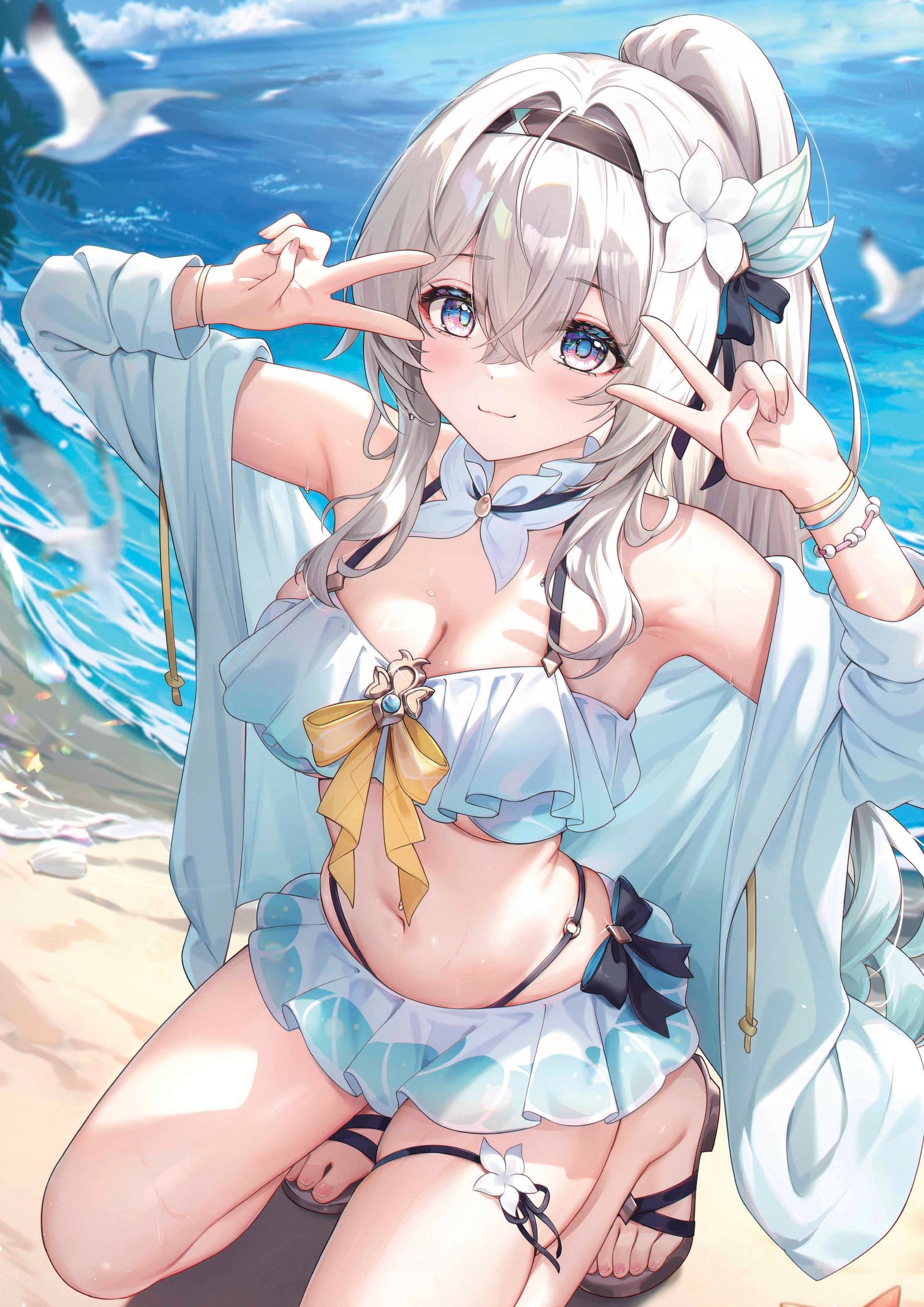 Plakat A3 Honkai Star Rail Hsr Anime Gra Firefly