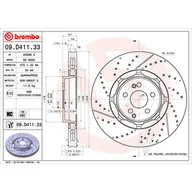 Tarcze hamulcowe - Tarcza hamulcowa BREMBO 09.D411.33 - miniaturka - grafika 1