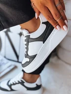 Sneakersy damskie - Sneakersy damskie MEILA czarne Dstreet ZY0321-38 - miniaturka - grafika 1