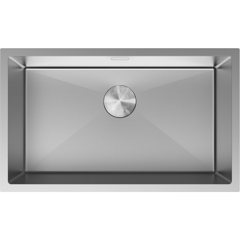 Mexen Trixo zlewozmywak stalowy 1-komorowy 750 x 440 mm, inox - 6415751000-01