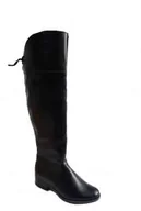 Kozaki damskie - BnW Muszkieterki cholewka 43 cm płaski 3 cm - miniaturka - grafika 1