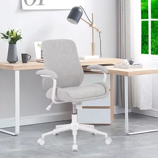 Fotel biurowy, krzesło biurowe Fotel biurowy obrotowy Spacetronik MIA (szary) - Fotele i krzesła biurowe - miniaturka - grafika 4