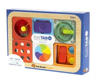 Tablica PlayTab. Zestaw - Drewniana Tablica i Magnetyczne Kwadraty