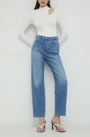 Spodnie damskie - Mustang jeansy Style Ava Wide Loose damskie high waist - miniaturka - grafika 1