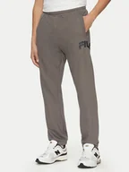 Spodnie sportowe męskie - Fila Spodnie dresowe Lagesse FAM0869 Szary Regular Fit - miniaturka - grafika 1