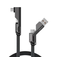 Kable komputerowe i do monitorów - 4smarts 541457 kabel USB 1,5 m USB A USB C Grafitowy 541457 - miniaturka - grafika 1