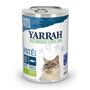 Yarrah Bio Dinner Pâté, 6 x 400g - Ryba - Mokra karma dla kotów - miniaturka - grafika 2