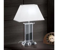 Lampy stojące - Orion LA 4-1202 - Kryształowa lampa stołowa VERONIQUE 1xE27/60W/230V biały/chrom - miniaturka - grafika 1
