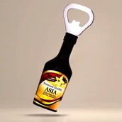 Korkociągi i otwieracze - Magnes Butelka Otwieracz Imienny Likier 6 - miniaturka - grafika 1