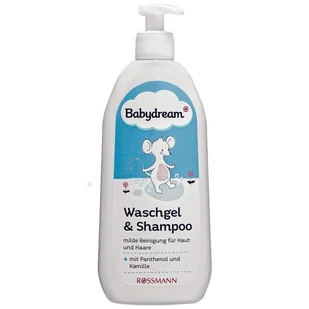 Babydream, Żel do mycia ciała i włosów, 500 ml - Kosmetyki kąpielowe dla dzieci - miniaturka - grafika 1