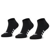 Skarpetki męskie - Skarpety wysokie unisex adidas Performance Light Low Socks 3 Pairs IC9529 Czarny - miniaturka - grafika 1