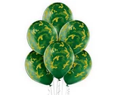 Balony i akcesoria - BELBAL Balony "Moro Kamulfaż Militarny" pastel mix BELBAL 12" 6 szt BB5000233 - miniaturka - grafika 1