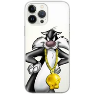 Etui i futerały do telefonów - Etui Looney Tunes dedykowane do Xiaomi REDMI 9A, wzór: Sylwester 003 Etui częściowo przeźroczyste, oryginalne i oficjalnie / Looney Tunes - miniaturka - grafika 1