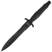 Noże - Nóż FOX Veleno Black Aluminium, Black Top Shield N690Co (FX-596 AF) - miniaturka - grafika 1