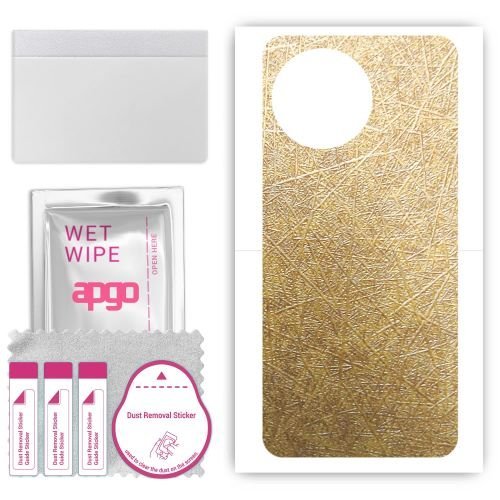 folia naklejka skórka strukturalna na TYŁ do Vivo V30e - Tkanina Włókno - apgo SKINS