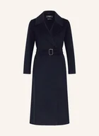 Płaszcze damskie - Weekend Max Mara Płaszcz Wełniany Manu blau - miniaturka - grafika 1
