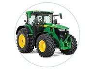 Ciasta i półprodukty do ciast - Dekoracyjny opłatek tortowy Traktor - 20 cm - miniaturka - grafika 1