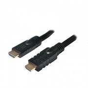 Kable - Logilink Aktywny kabel 3D 4Kx2K Ethernet 10m czarny (CHA0010) - miniaturka - grafika 1